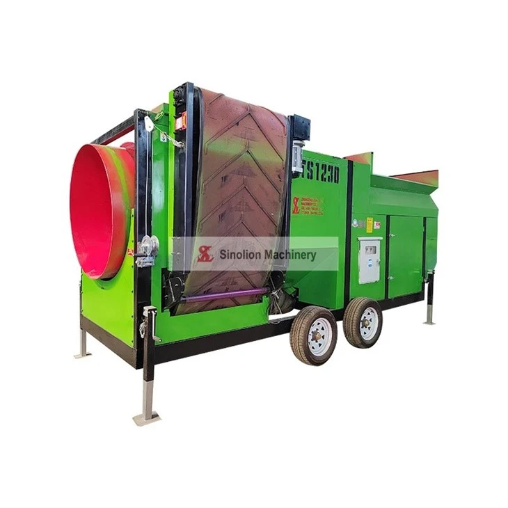 Industrial Mobile Compost Trommel Screen